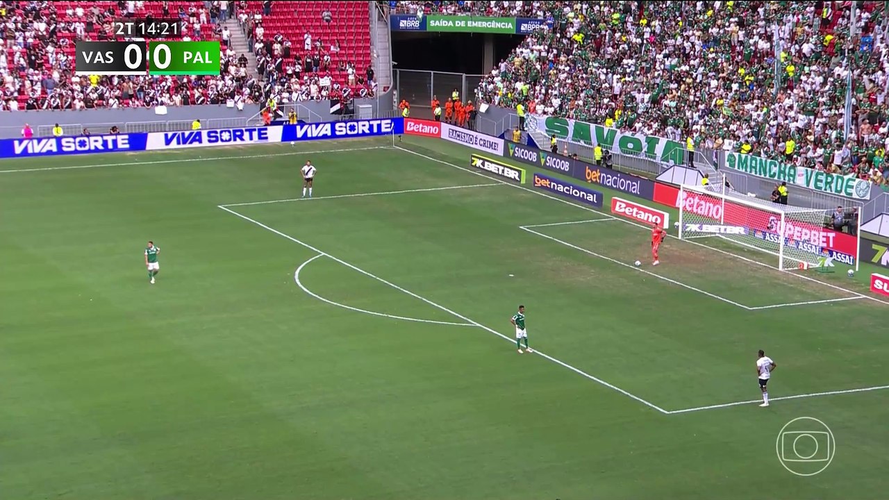 Vasco x Palmeiras (Campeonato Brasileiro 2025 7ª rodada) 2° tempo