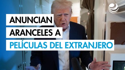Trump anuncia aranceles del 100% a las películas producidas en el extranjero