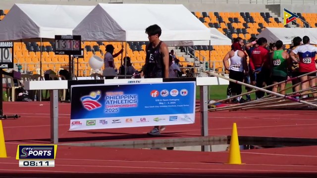 Elijah Cole, nakamit ang gintong medalya sa ICTSI Philippine Athletics Championships Men's Pole Vault