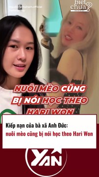 Kiếp nạn của bà xã Anh Đức, nuôi mèo cũng bị tố giống Hari Won