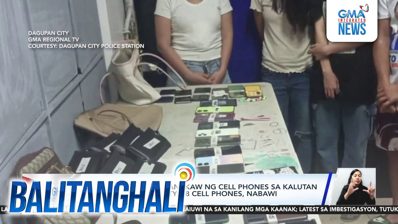 4, arestado sa pagnanakaw ng cell phones sa Kalutan Ed Dalan Street Party; 48 cell phones, nabawi | Balitanghali