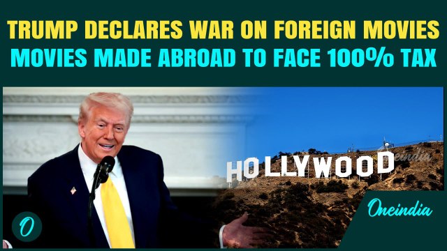 Trump SLAPS 100% Tariff on Foreign Films, Calls Them a ‘National..’ Amid Hollywood’s ‘Fast..’