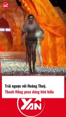 Thanh Hằng pose dáng khó hiểu