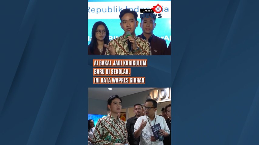 AI Bakal Jadi Kurikulum Baru di Sekolah, Ini Kata Wapres Gibran