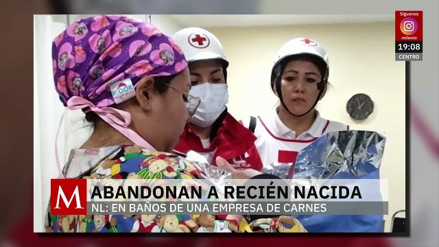 Abandonan a bebé recién nacida en empresa de carnes en Escobedo, Nuevo León