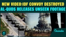 VIDEO: Al-Quds Brigades AMBUSH Israeli Convoy In Gaza | IED Footage Blowing Up IDF Vehicles Revealed