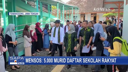 Pengecekan Sekolah Rakyat di Temanggung dan Malang, Targetkan Pendidikan Anak Miskin