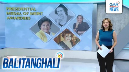 Filipina Icons na sina Nora Aunor, Gloria Romero, Pilita Corrales, at Margarita Fores, ginawaran ng Presidential Medal of Merit | Balitanghali