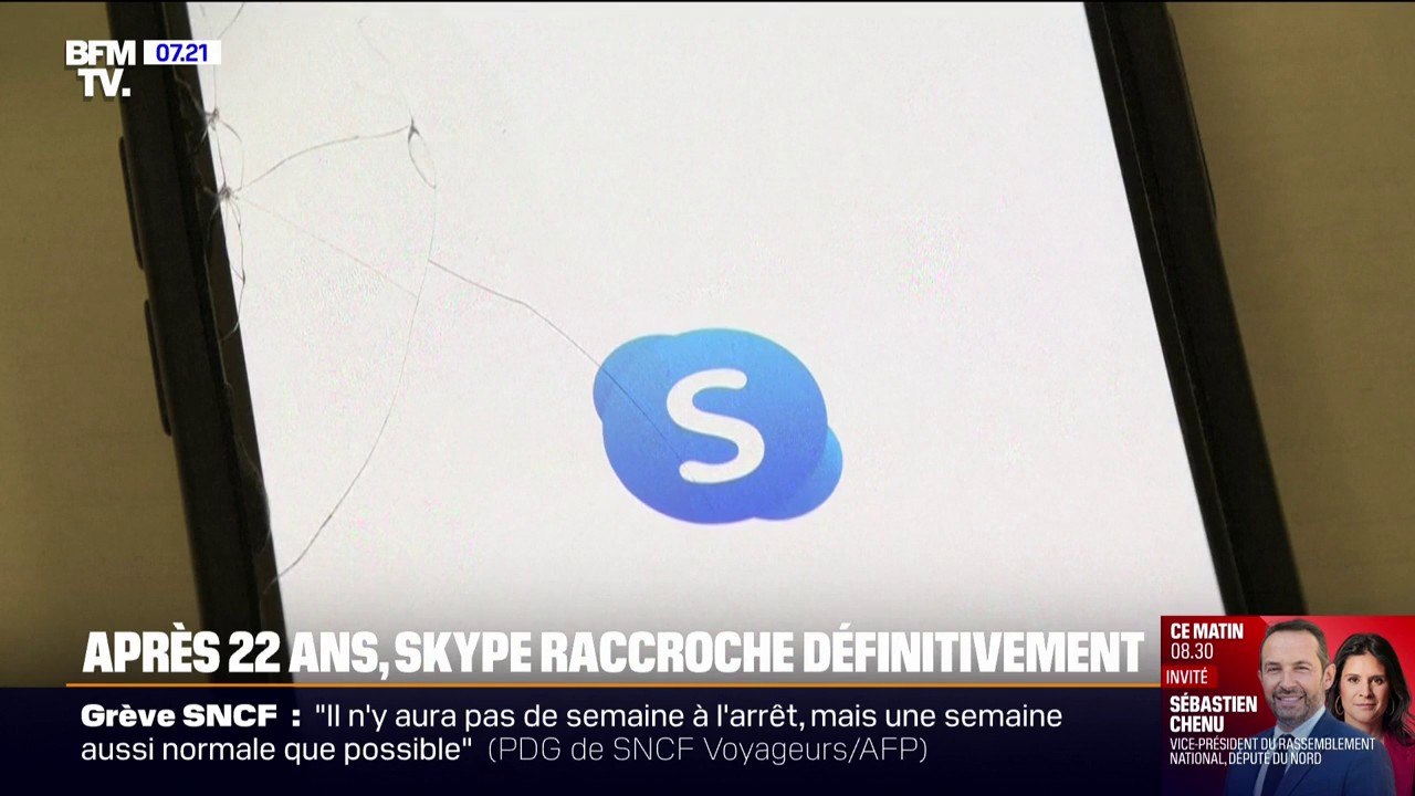 Après 22 ans d'existence, Skype raccroche définitivement
