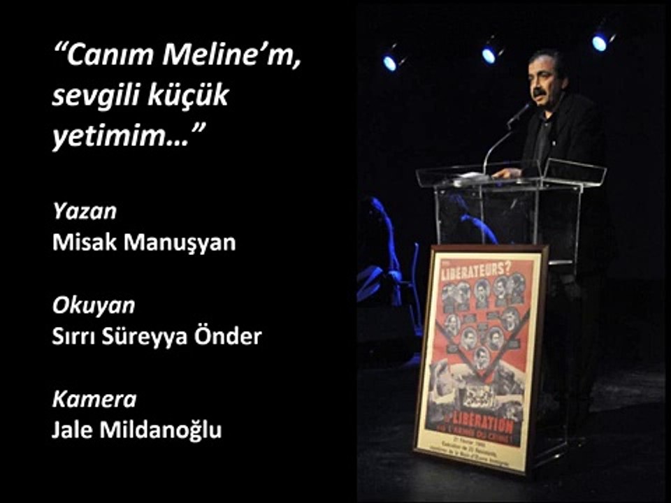 Sırrı Süreyya Önder'in ilk kez yayımlanan konuşması