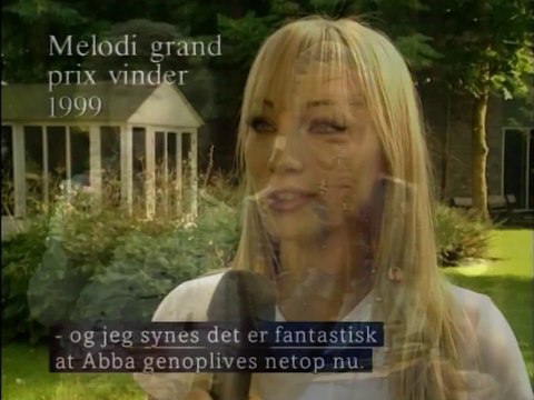 Charlotte Nilsson og min sang minder meget om Abba (Svensk Melodi Grand Prix vinder i Eurovision Song Contest 1999 for Sverige med Take Me To Your Heaven) | Dansk Melodi Grand Prix 2000 | DRTV