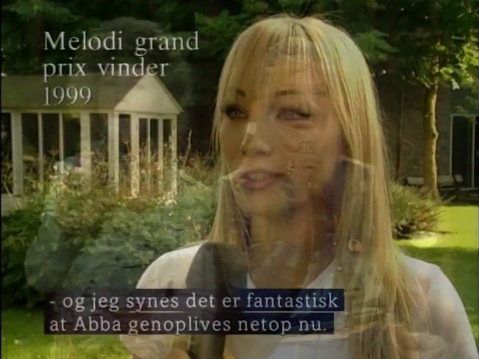 Charlotte Nilsson og min sang minder meget om Abba (Svensk Melodi Grand Prix vinder i Eurovision Song Contest 1999 for Sverige med Take Me To Your Heaven) | Dansk Melodi Grand Prix 2000 | DRTV