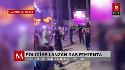 Violento incidente en concierto de Gran Silencio en Manzanillo: gas pimienta obliga a cancelar show