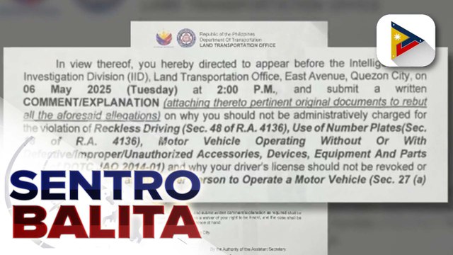 Lisensya ng motovlogger na sangkot sa road rage sa Zambales, sinuspinde na din ng LTO