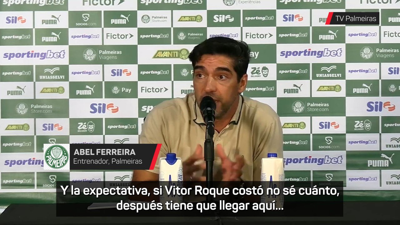 Ferreira, tras estreno goleador de Vitor Roque: "El club cree mucho en él, fue una contratación de la presidenta"