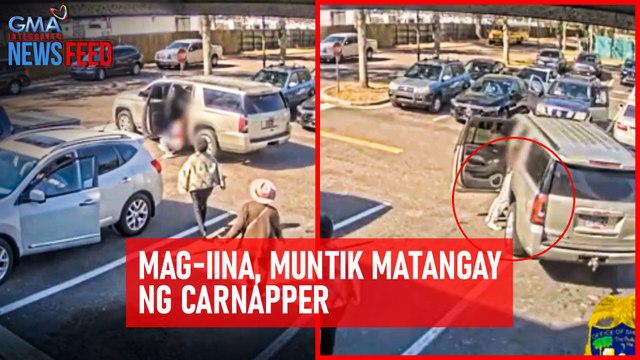 Mag-iina, muntik matangay ng carnapper | GMA Integrated Newsfeed