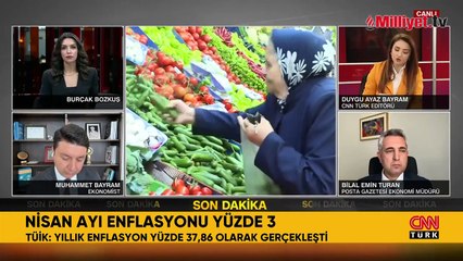 Enflasyon rakamları belli oldu