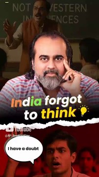 India Forgot To Think || Acharya Prashant