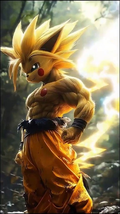 Goku X Pikachu Ai Fusion