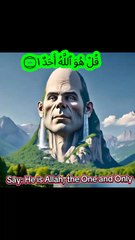 Surah Al-Ikhlas (Chapter 112 of the Qur'an) –