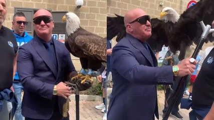 Lazio, tifosi cacciano l’ex falconiere: caos a Caprarola