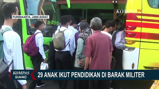 29 Siswa SMA dan SMK dari Purwakarta, Subang, Karawang Ikut Pendidikan di Barak Militer