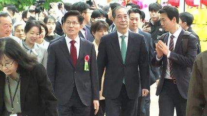 한덕수 "오늘 만나자"...김문수 측 "덕담일 뿐" / YTN