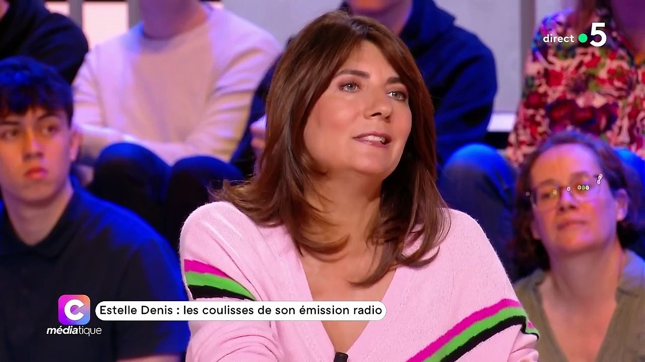 Estelle Denis et Raymond Domenech