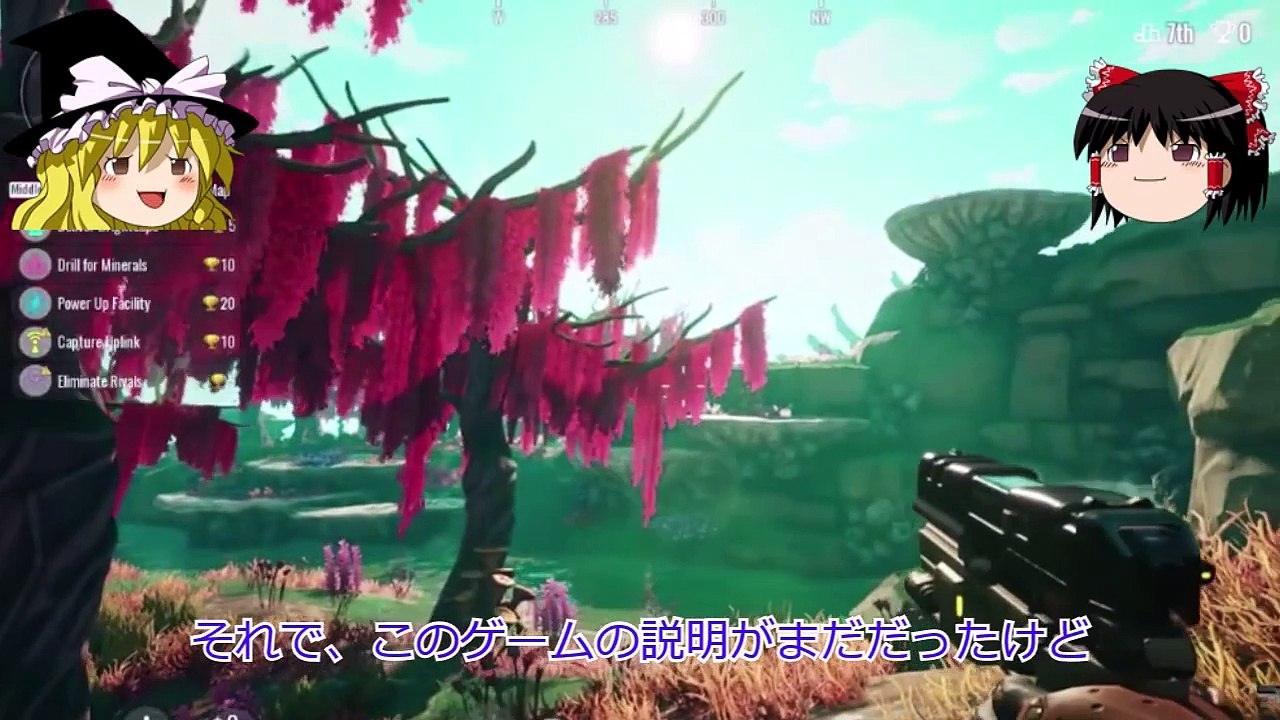 [Slow Game Commentary] Reimu and Marisa fight monsters and mine resources on the planet THE CYCLE