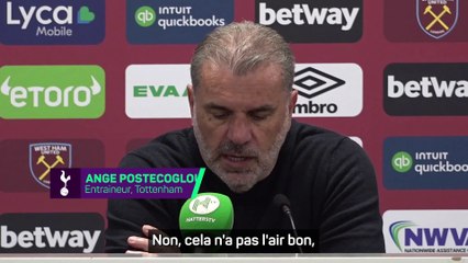 Postecoglou inquiet pour Maddison
