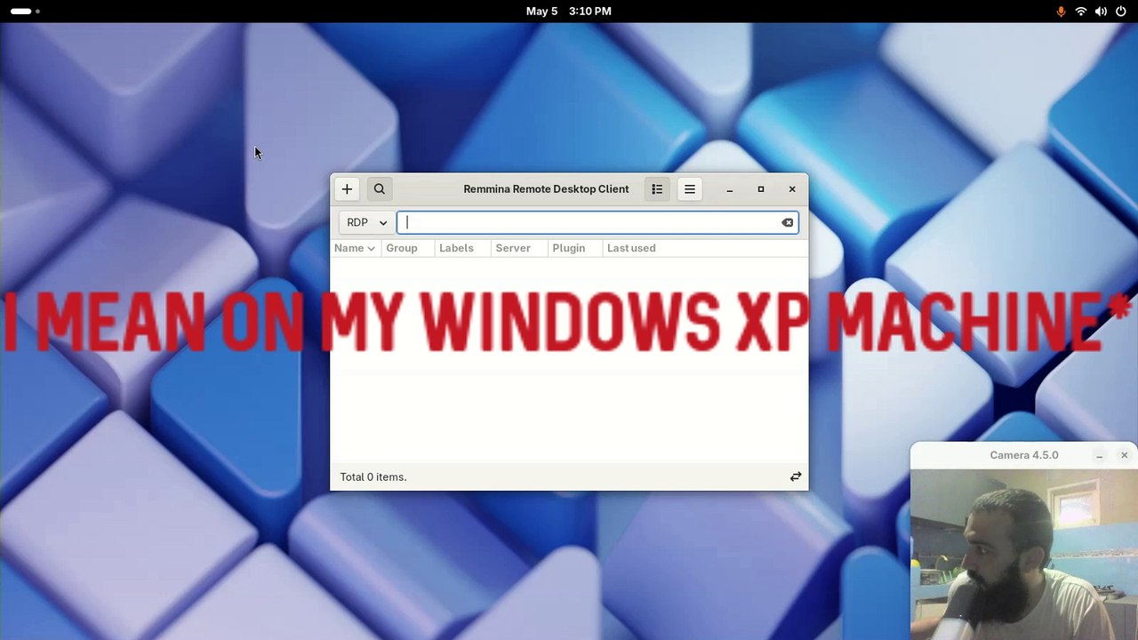 Never experienced remote desktop connection on windows XP so here i try it with you