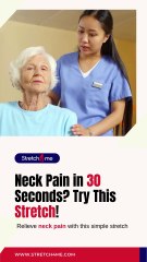 Neck Pain Relief in 30 Seconds! Easy Stretch from Stretch 4 Me