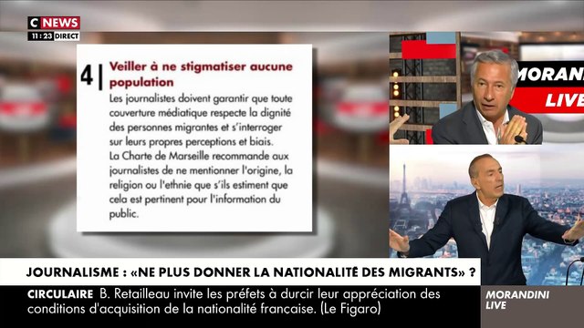 Autocensure: Plusieurs médias de gauche, mais aussi des écoles de journalisme, signent une charte dans laquelle ils s'engagent à ne plus donner la religion ou l'origine des migrants qui sont en France impliqués dans des affaires de justice