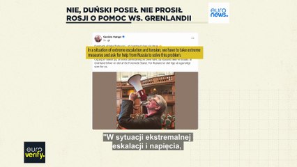 Nie, duński polityk nie prosił Rosji o pomoc w utrzymaniu Grenlandii