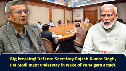 Big breaking! Defence Secretary Rajesh Kumar Singh, PM Modi meet underway in wake of Pahalgam attack