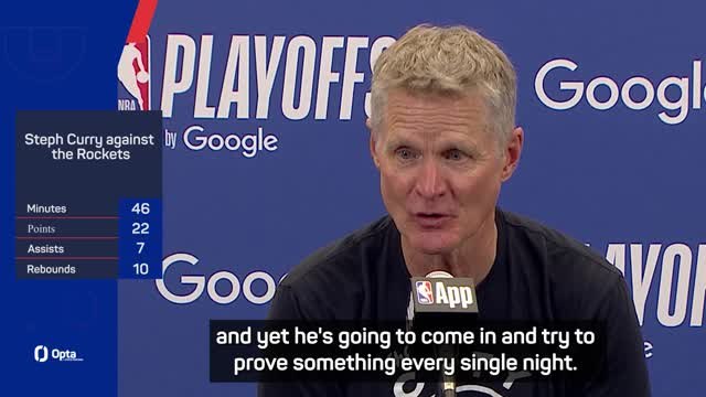 Kerr 'blown away' by competitive spirit as Warriors win Game 7 against Rockets