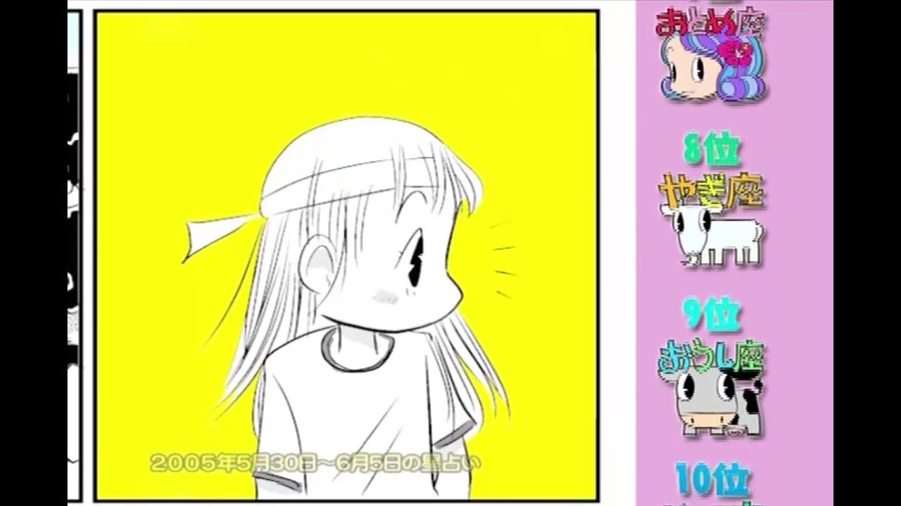 星占いの歌 2005年5月30日～6月5日の星占い