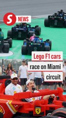 Formula 1 miniatures take over Miami track in brick-built Grand Prix
