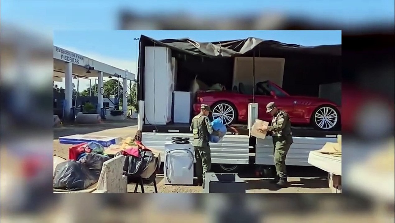 Un "flete" de lujo: intentaban trasladar un BMW de $96 millones oculto en un camión de mudanzas