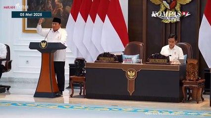 [FULL] Pernyataan Prabowo di Sidang Kabinet Paripurna, Bicara Jokowi hingga Keracunan MBG