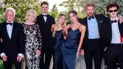 Victoria e Harper Beckham: look coordinati al compleanno di David