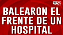 Aterrador video muestra cómo balean el frente de un hospital