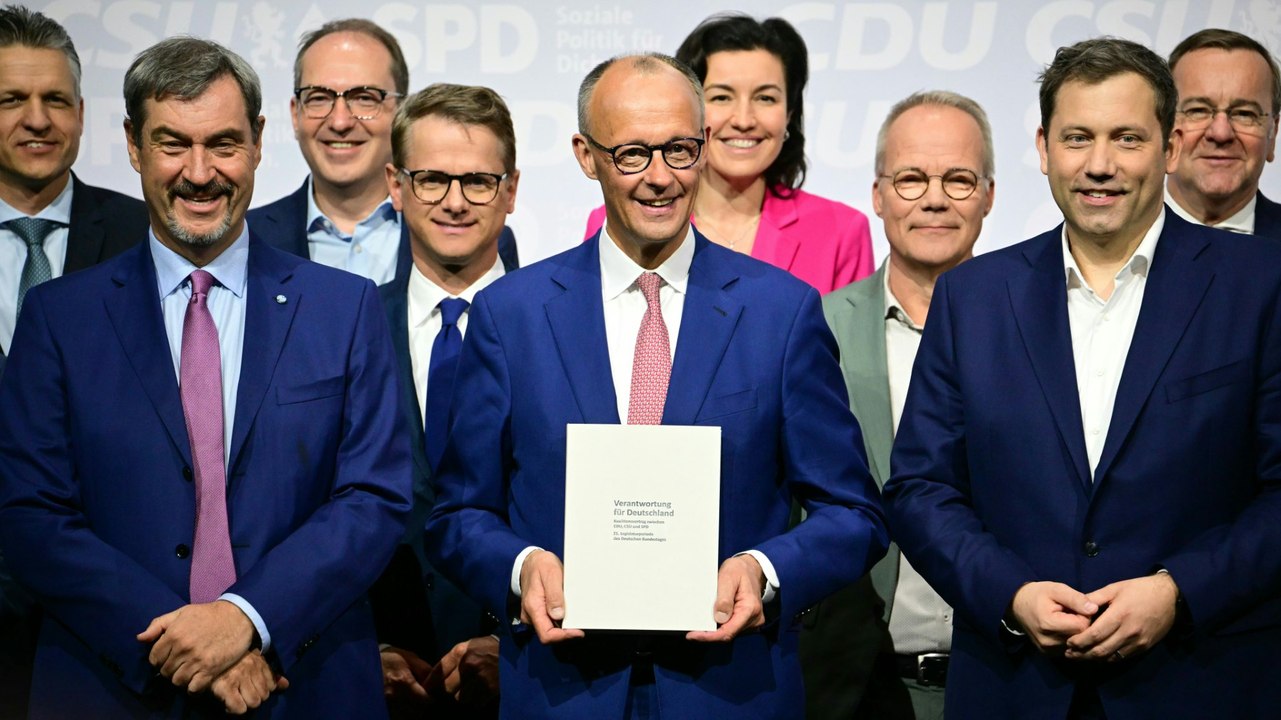 Koalitionsvertrag von Union und SPD unterzeichnet