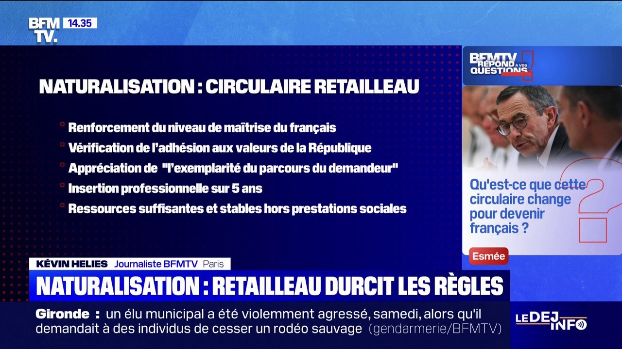 Qu'est-ce que change la circulaire pour devenir français? BFMTV répond à vos questions