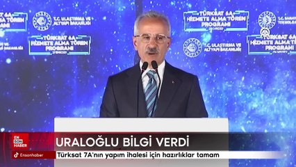 Türksat 7A'nın yapım ihalesi için hazırlıklar tamam
