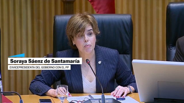 Sáenz de Santamaría: No tengo conocimiento de la existencia de ninguna policía patriótica ni ninguna operación Cataluña