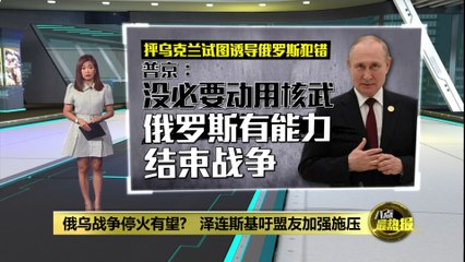 俄乌停火或在眼前？泽连斯基呼吁盟友加大压力以促和平 ✨