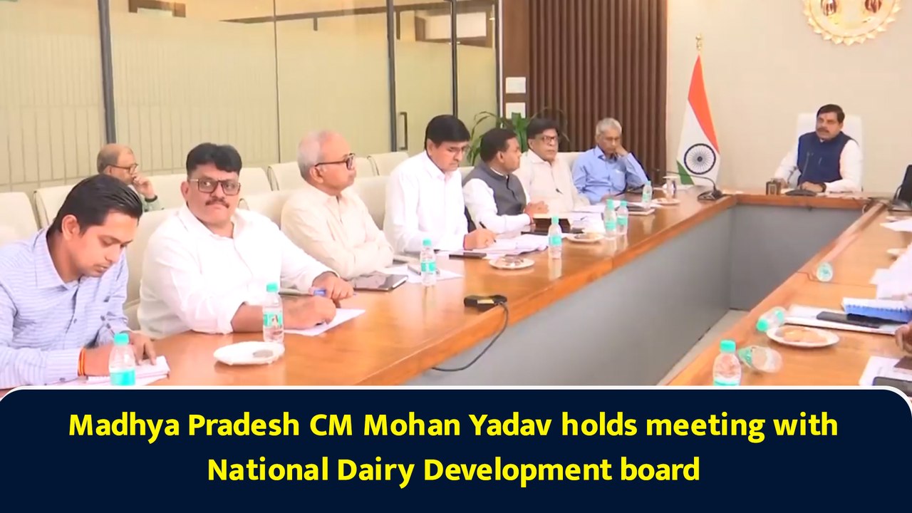 Madhya Pradesh CM Mohan Yadav holds meeting with National Dairy Development board