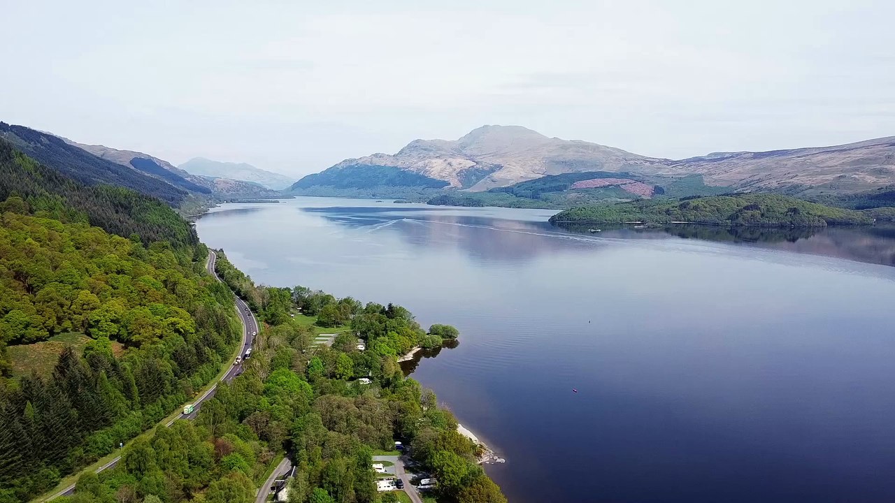 Loch Lomond from the air