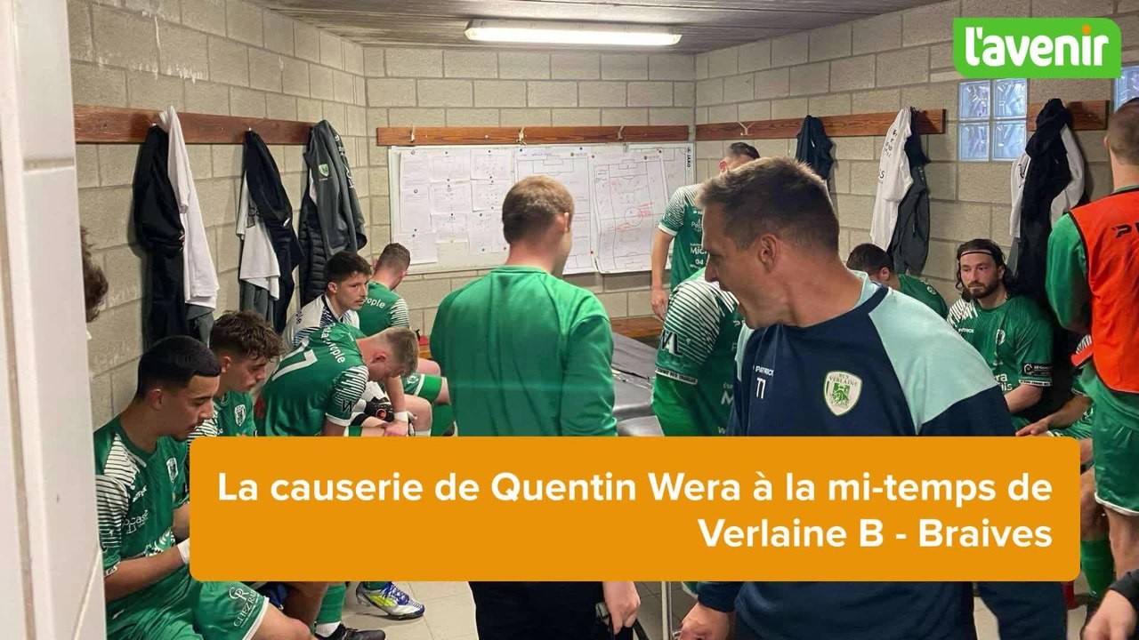 La causerie de Quentin Wera à la mi-temps de Ve...